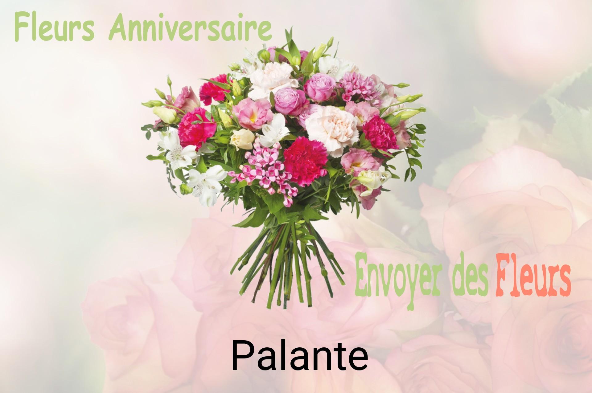 Bouquet de fleurs d’anniversaire livré à Palante